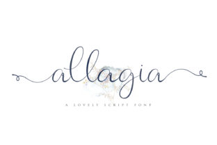 Allagia: A Script Font Review for Real Design Work