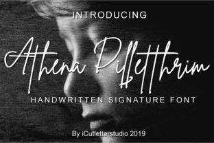 Athena Dilletthrim: A Handwritten Font for Editorial Design