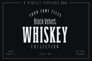 Black Velvet: A Serif Script That Brings Warmth to Editorial Design