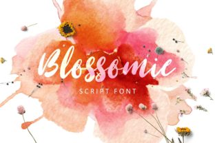 Blossomie: An Elegant Script Font for Your Small Business Branding