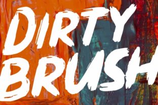 Bring Your Brand to Life with the Dirty Brush Font