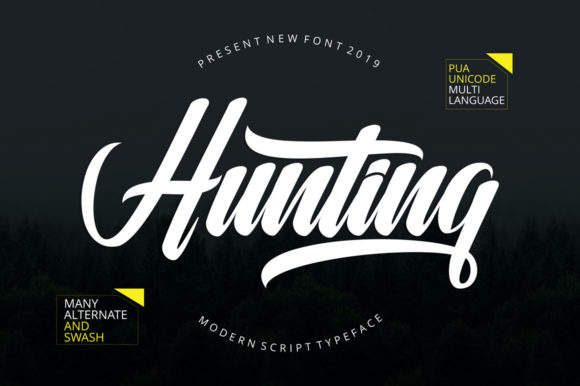Bring Your Handmade Products to Life with Hunting Font
