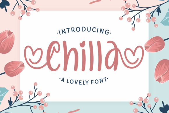Chilla: A Script Font for Playful Editorial Design