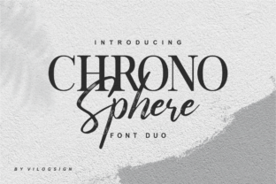 Chrono Sphere Duo Brings Script and Serif Together Naturally
