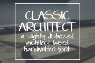 Classic Architect Font Brings Handwritten Charm to Branding Projects