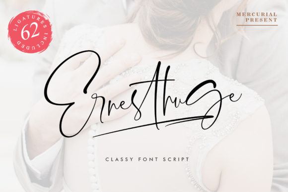 Crafting with Ernesthuge: A Script Font That Elevates Handmade Products