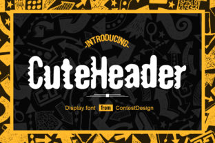 Cute Header: A Playful Script Font That Brings Warmth to Editorial Design