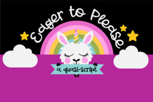 Eager to Please Font Review: A Whimsical Script for Campaign Design