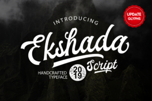 Ekshada: A Handcrafted Script for Editorial Design