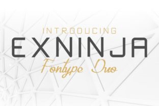 Exninja Brings Bold Character to Modern Web Typography