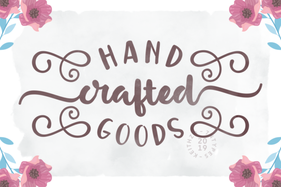 Handcrafted Goods: A Display Font for Web Designers Who Want Character