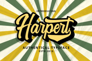 Harpert: A Vintage Script Font with a Personal Touch