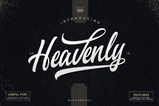 Heavenly Font Review: A Script Typeface with Editorial Personality