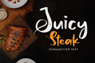 Juicy Steak Font: Handwritten Script Built for Scroll-Stopping Marketing