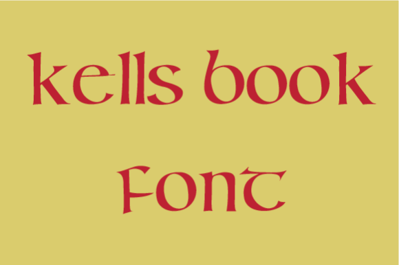 Kells Book: A Serif Font with Medieval Soul