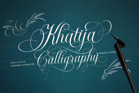 Khatija: A Bold Script Font for Authentic Branding