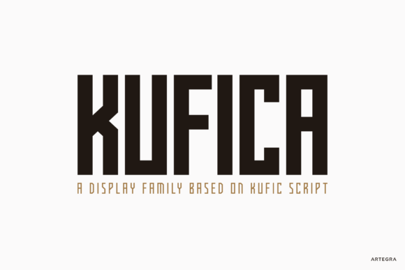 Kufica: A Geometric Sans Serif Typeface for Editorial Storytelling