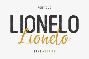 Lionelo Duo: A Script and Sans Serif Font for Editorial Design