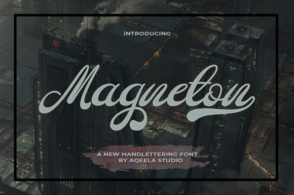 Magneton: A Handwritten Typeface That Commands Attention in Digital Campaigns