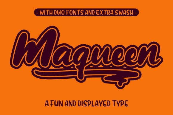 Maqueen Duo: A Playful Font That Brings Handmade Products to Life