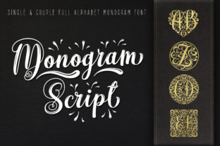 Monogram Script Brings Refined Charm to Editorial Design