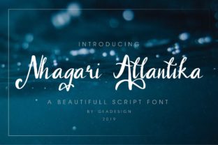 Nhagari Atlantika: A Handwritten Script Font for Real Branding Work