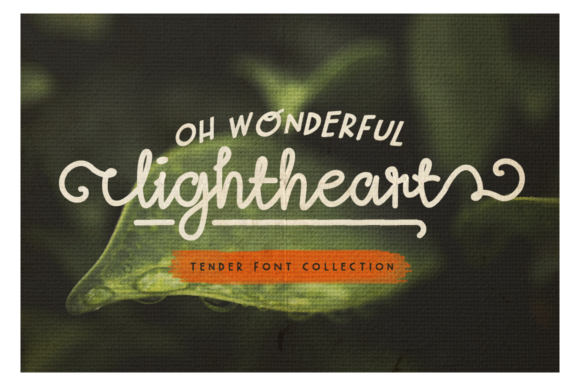 Oh Wonderful Lightheart: A Script Font for Modern Web Design