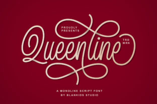 Queenline Font: A Script Typeface Built for Branding