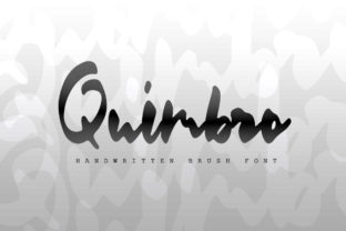 Quimbro: The Handwritten Brush Font That Feels Like Studio Magic