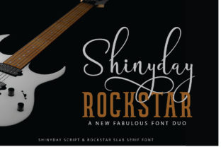 Shinyday Rockstar Duo: Elegant Fonts for Editorial Design