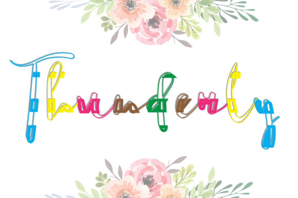 Thunderly Script: A Playful Display Typeface for Bold Web Design